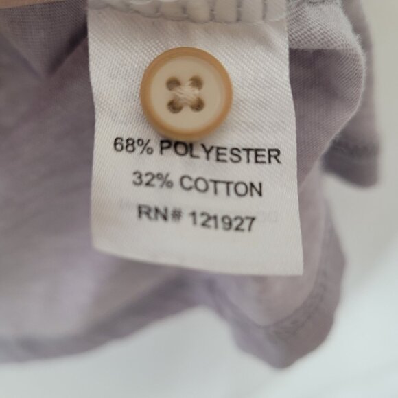 Johnnie-O Shirt Mens XL Quarry Grey The Local Polo Golf Hangin Out Garment‎ Wash - Picture 6 of 13